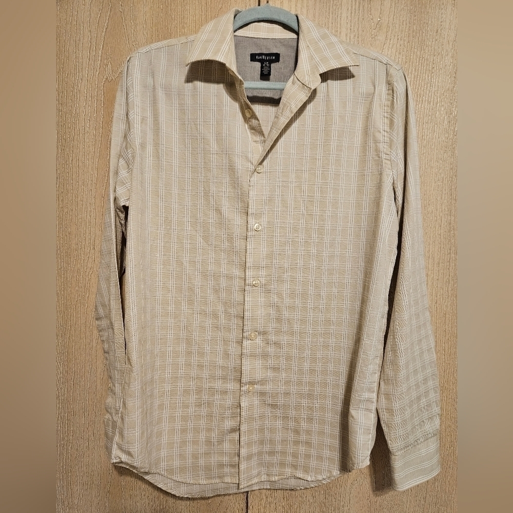 Geoffrey Beene Men's Beige Shirt